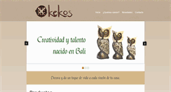 Desktop Screenshot of kekos.com.mx